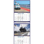 Pack of 20  Indian Navy Wall Calendar 2025